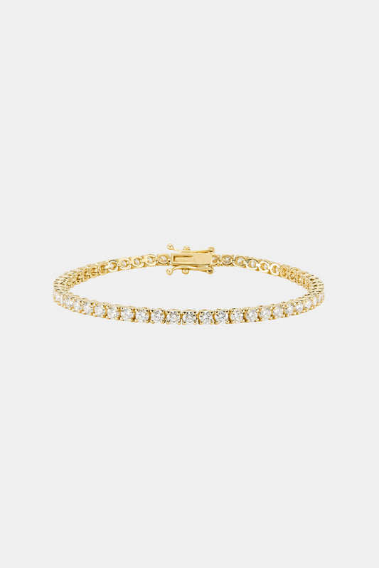 4.5 TCW Round Stones Lab Grown Diamond Tennis Bracelet
