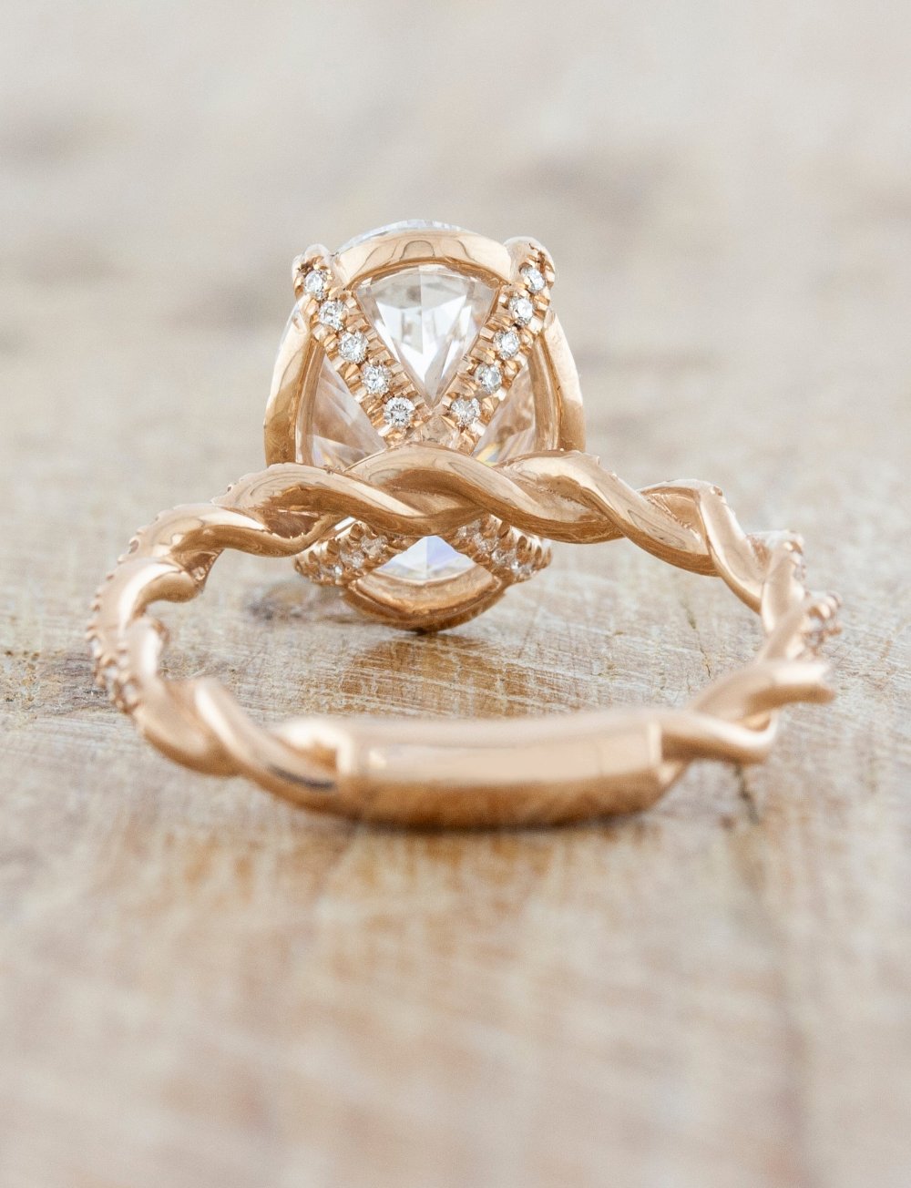 2 CT Round Three Stones Lab Grown Diamond Engagement Ring