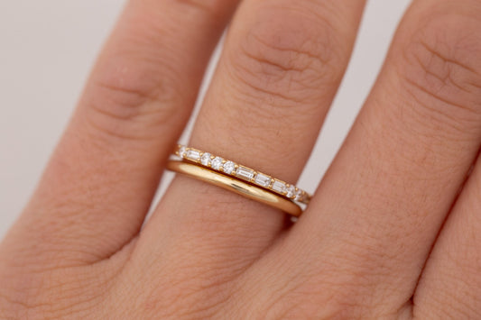 0.37 CT Round Full Eternity Lab Grown Diamond Wedding Band