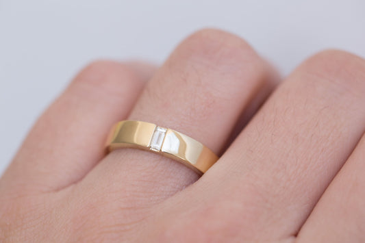 0.37 CT Round Full Eternity Lab Grown Diamond Wedding Band