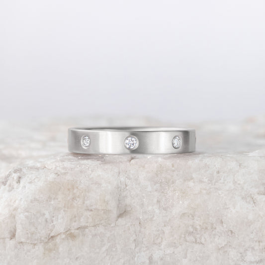 0.37 CT Round Full Eternity Lab Grown Diamond Wedding Band