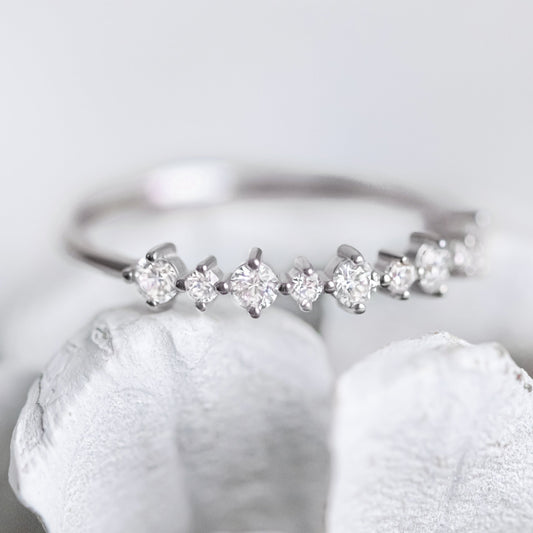 0.37 CT Round Full Eternity Lab Grown Diamond Wedding Band