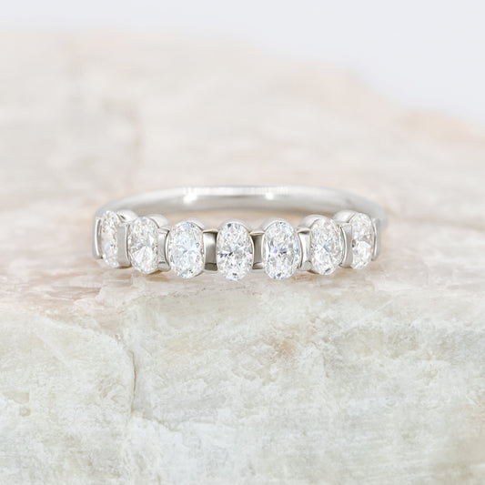 0.37 CT Round Full Eternity Lab Grown Diamond Wedding Band
