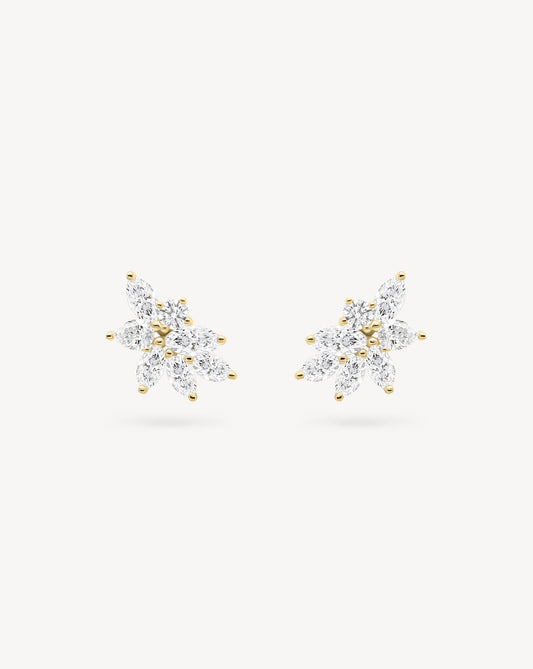1.0 CT Round Bezel Solitaire Lab Grown Diamond Earrings