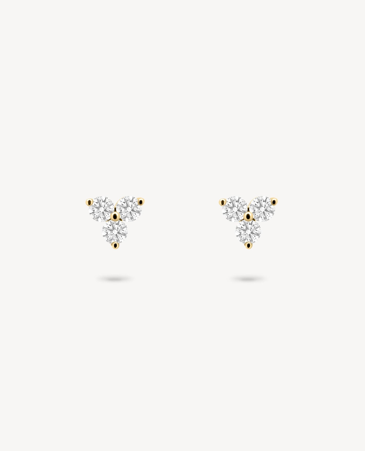 1.0 CT Round Bezel Solitaire Lab Grown Diamond Earrings