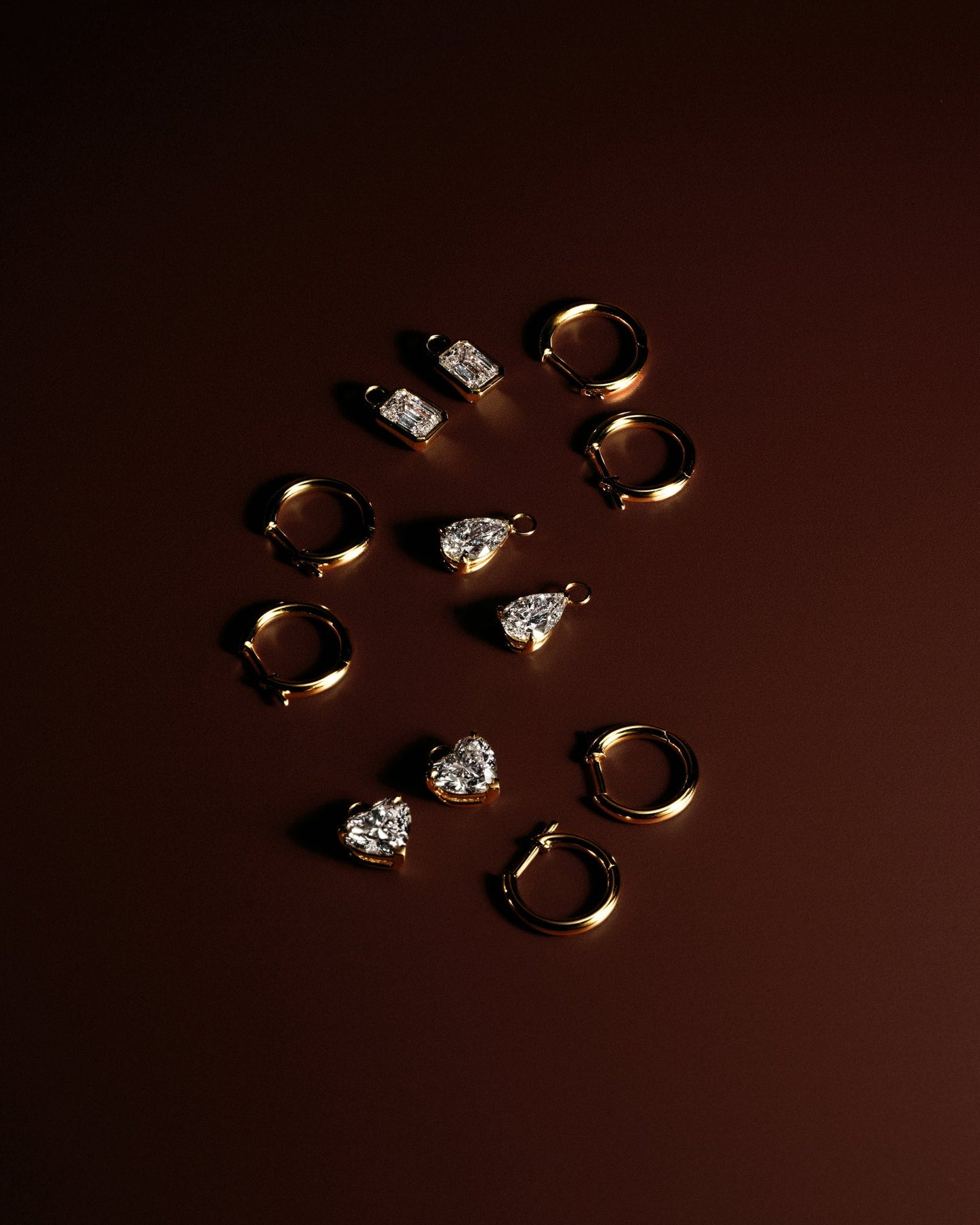 1.0 CT Round Bezel Solitaire Lab Grown Diamond Earrings