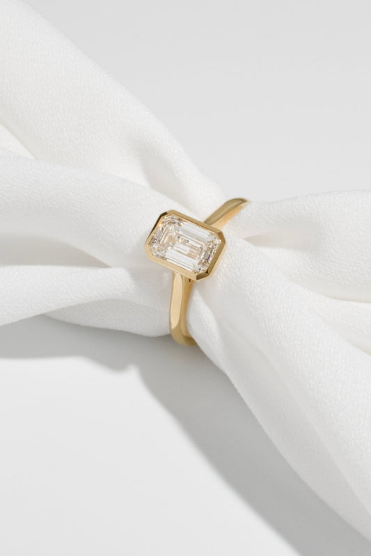 2 CT Round Three Stones Lab Grown Diamond Engagement Ring