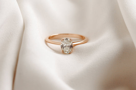 2 CT Round Three Stones Lab Grown Diamond Engagement Ring