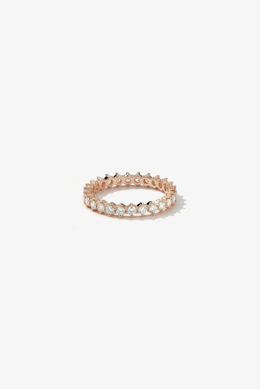 0.37 CT Round Full Eternity Lab Grown Diamond Wedding Band
