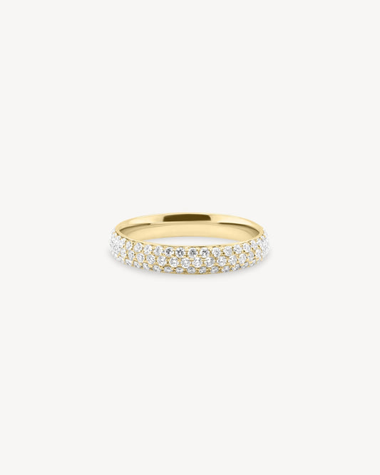 0.37 CT Round Full Eternity Lab Grown Diamond Wedding Band
