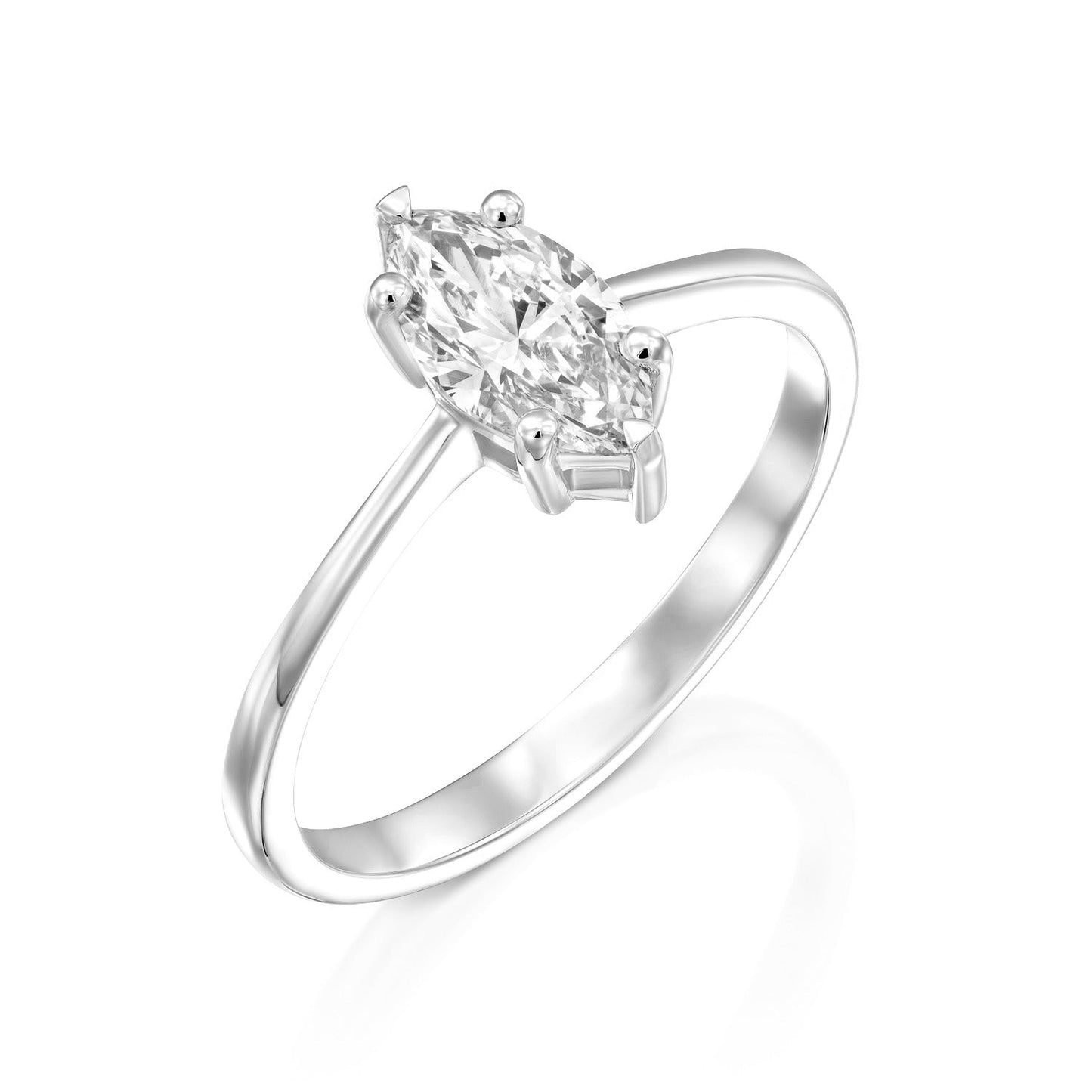 2 CT Round Three Stones Lab Grown Diamond Engagement Ring