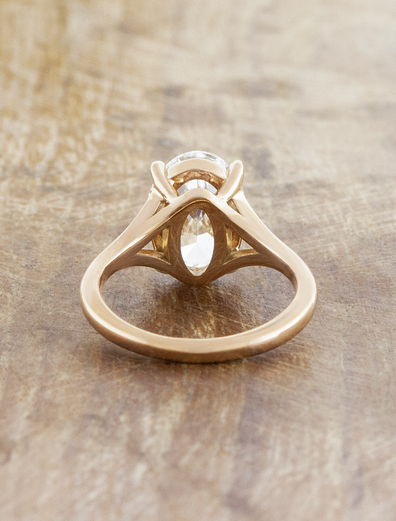 2 CT Round Three Stones Lab Grown Diamond Engagement Ring