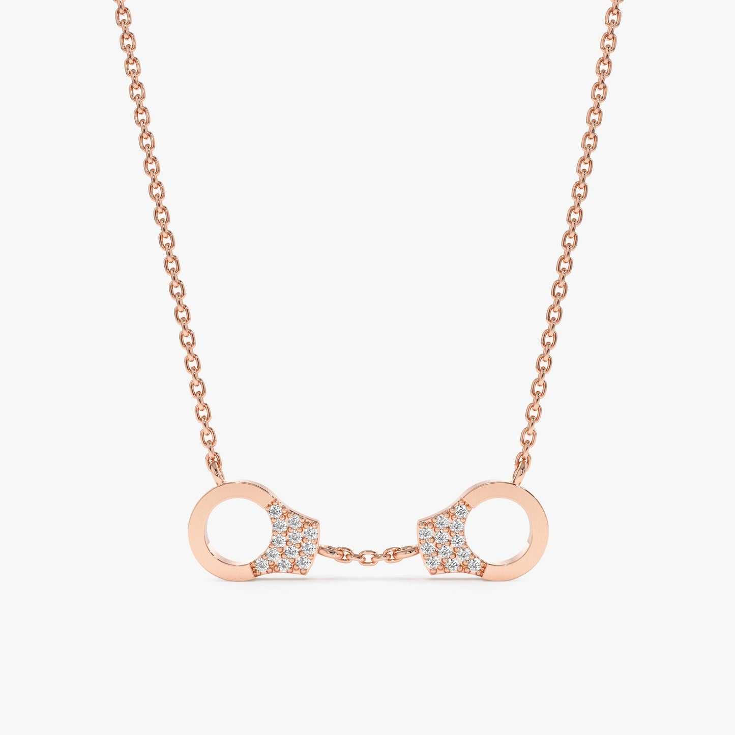 1.0 CT Round Bezel Solitaire Lab Grown Diamond Necklace