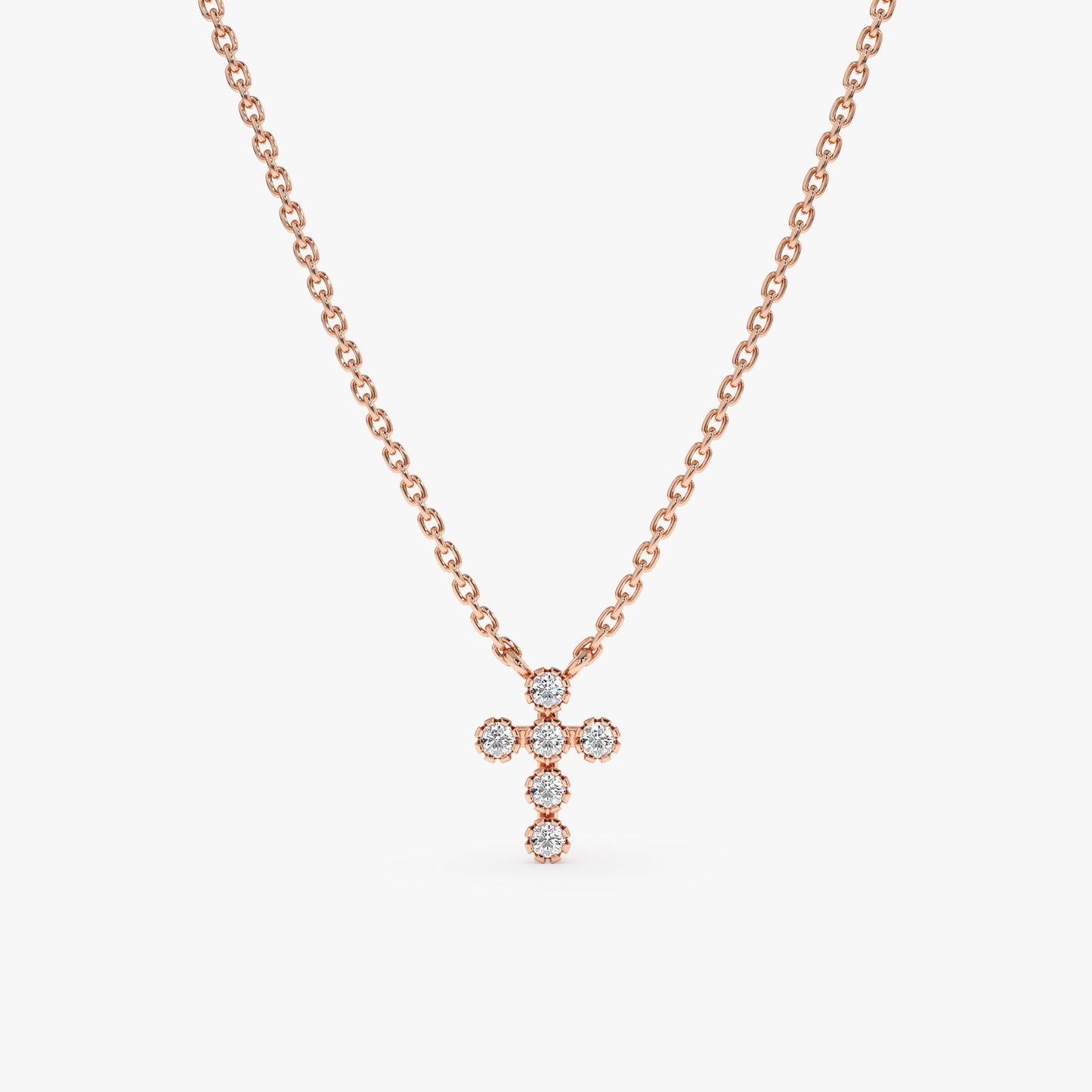 1.0 CT Round Bezel Solitaire Lab Grown Diamond Necklace