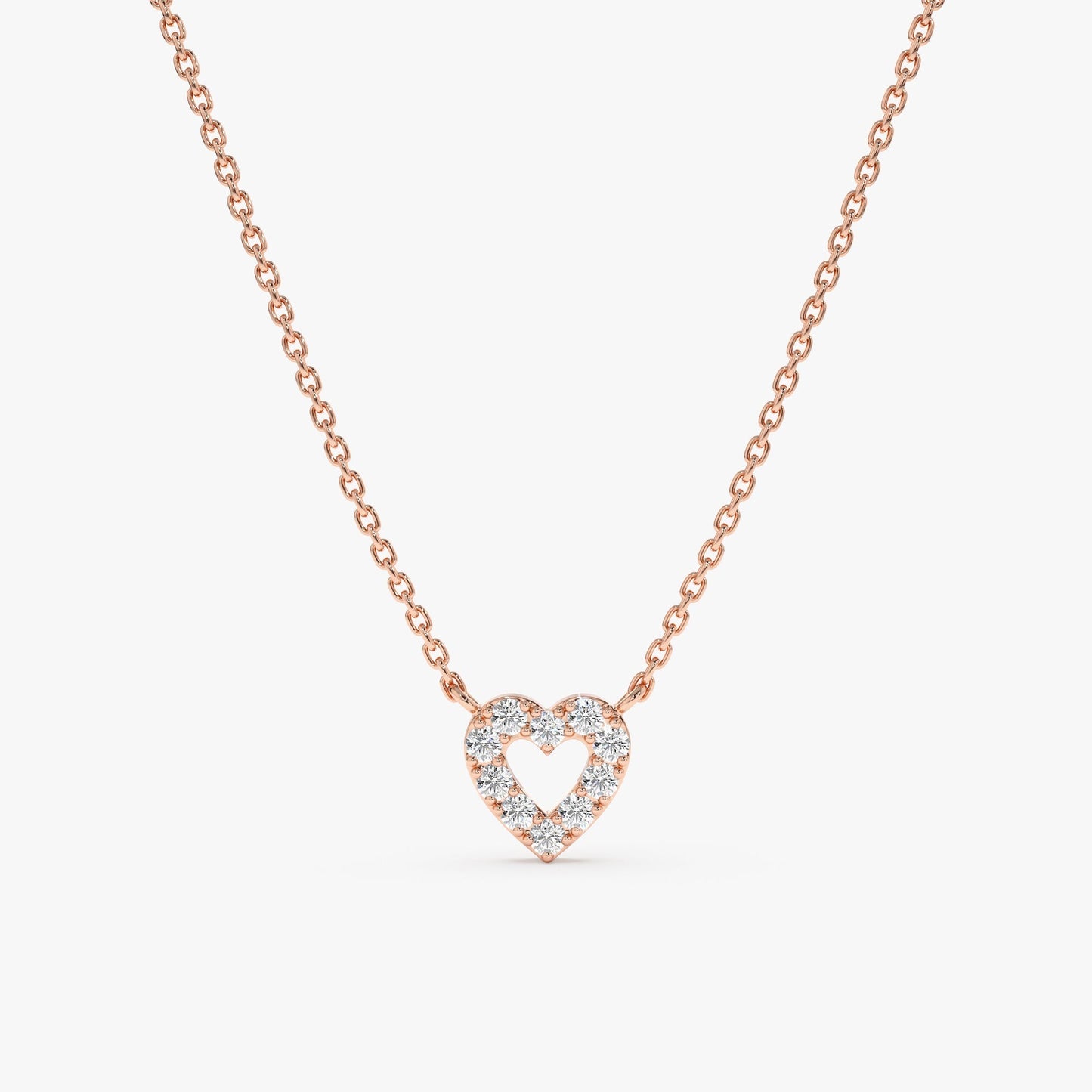 1.0 CT Round Bezel Solitaire Lab Grown Diamond Necklace