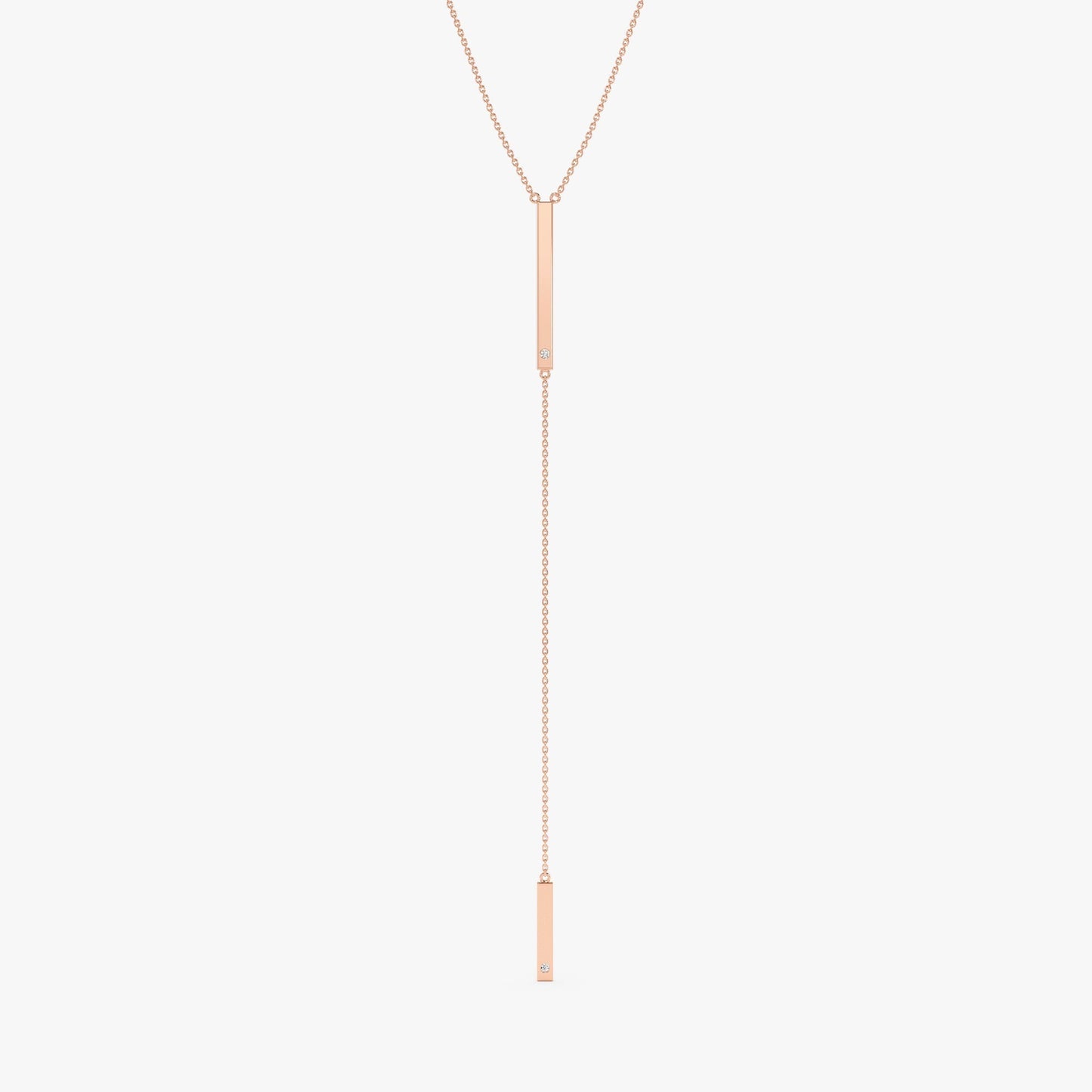 1.0 CT Round Bezel Solitaire Lab Grown Diamond Necklace