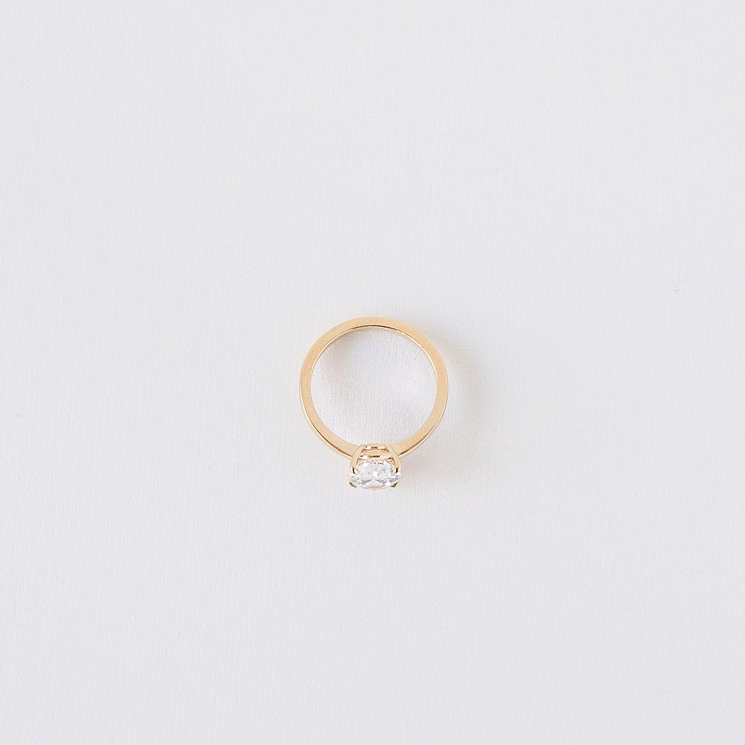 Cushion Hidden Halo Lab Grown Diamond Engagement Ring