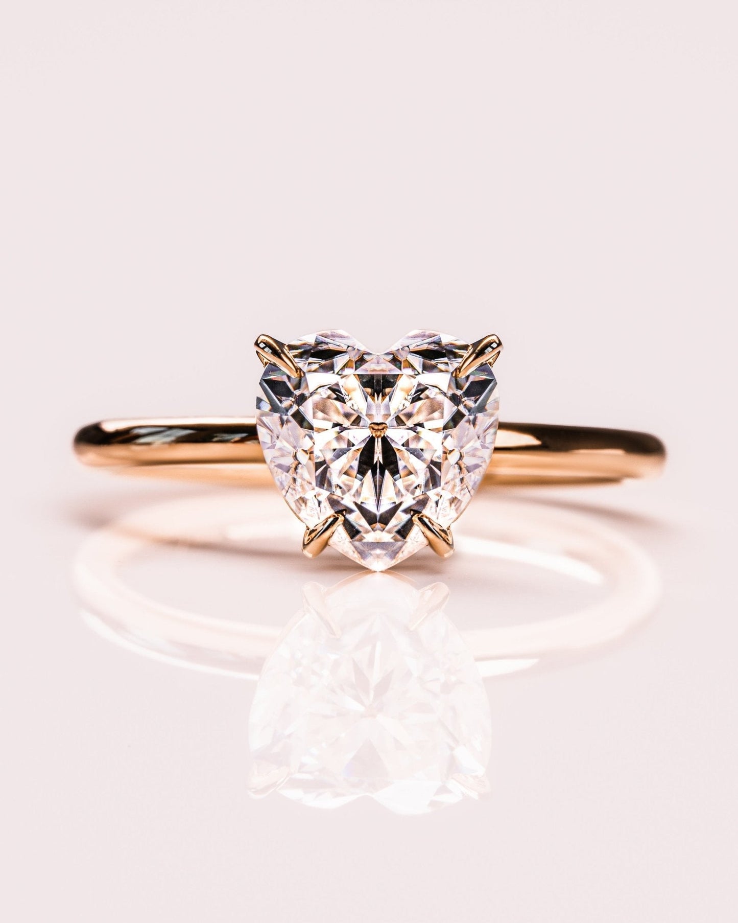 Cushion Hidden Halo Lab Grown Diamond Engagement Ring