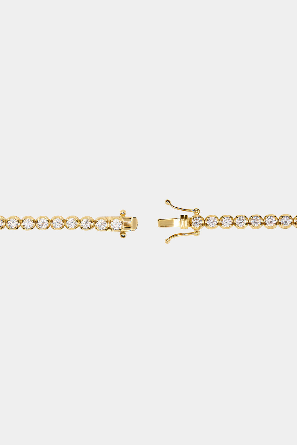 3.5 TCW Round Stones Lab Grown Diamond Tennis Bracelet