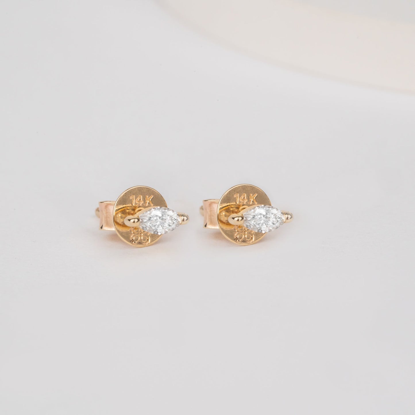 1.0 CT Round Bezel Solitaire Lab Grown Diamond Earrings