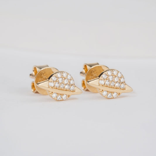 1.0 CT Round Bezel Solitaire Lab Grown Diamond Earrings