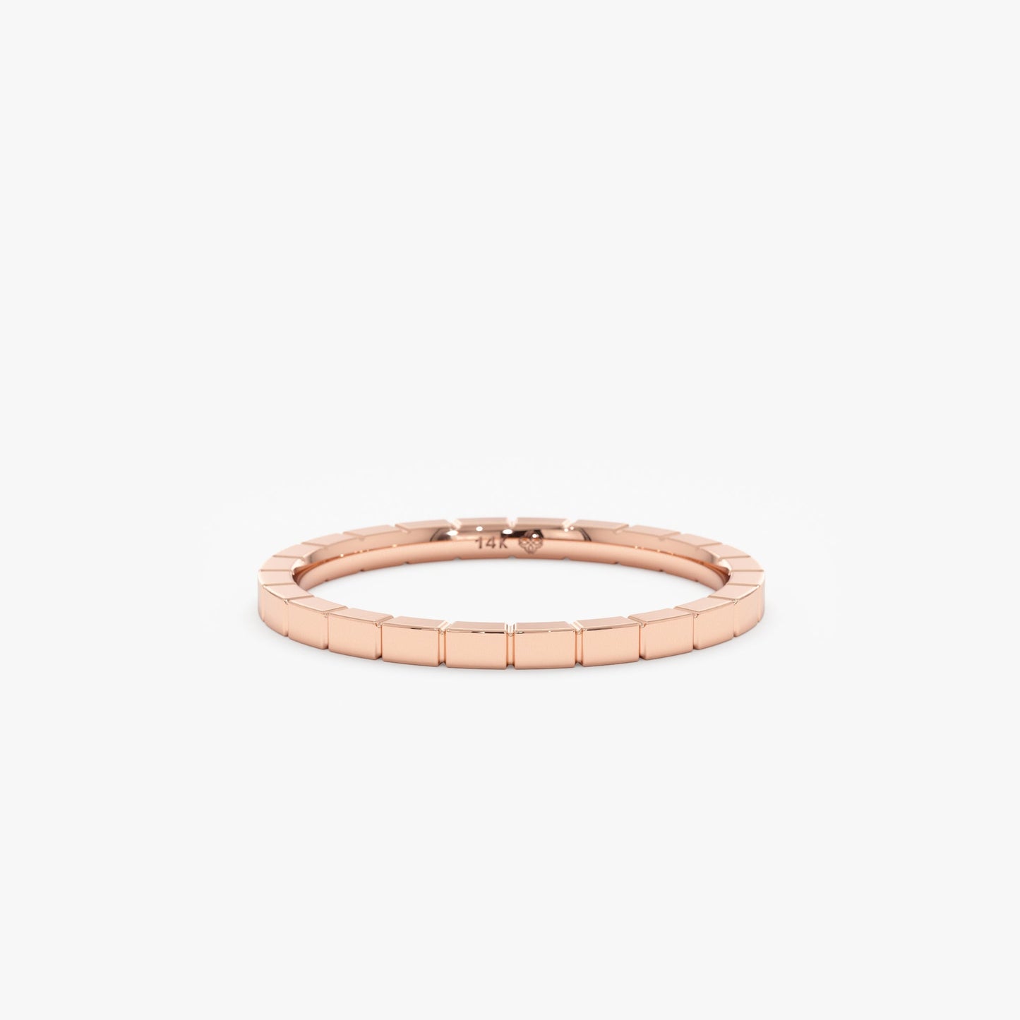 0.37 CT Round Full Eternity Lab Grown Diamond Wedding Band