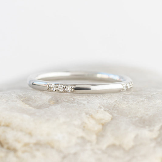 0.37 CT Round Full Eternity Lab Grown Diamond Wedding Band