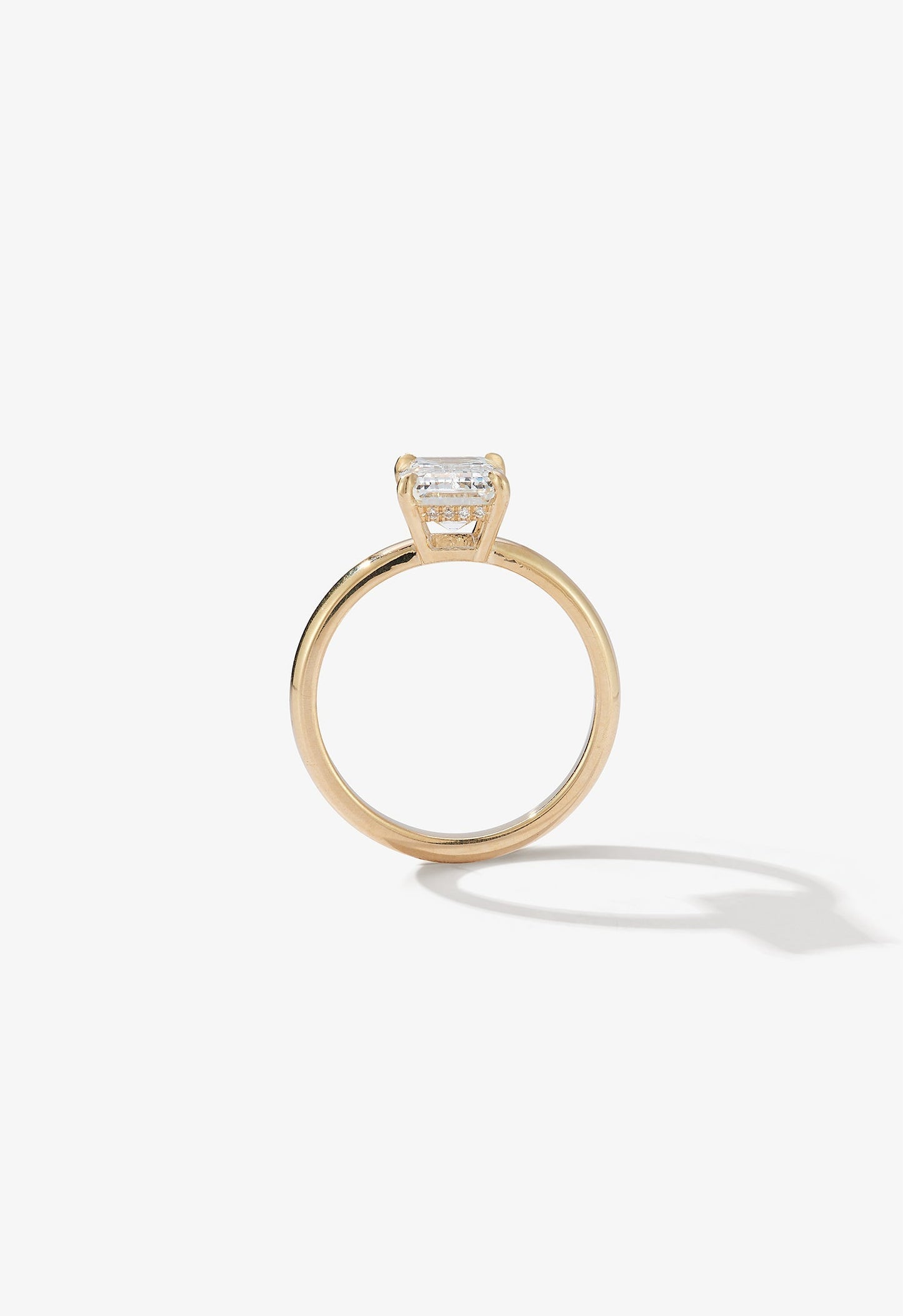 2 CT Round Three Stones Lab Grown Diamond Engagement Ring