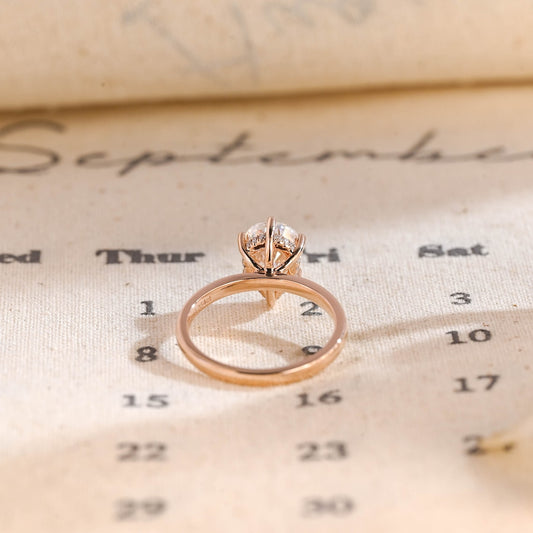 Stunning 3.0 CT Pear Moissanite Engagement Ring with Hidden Halo Design 2