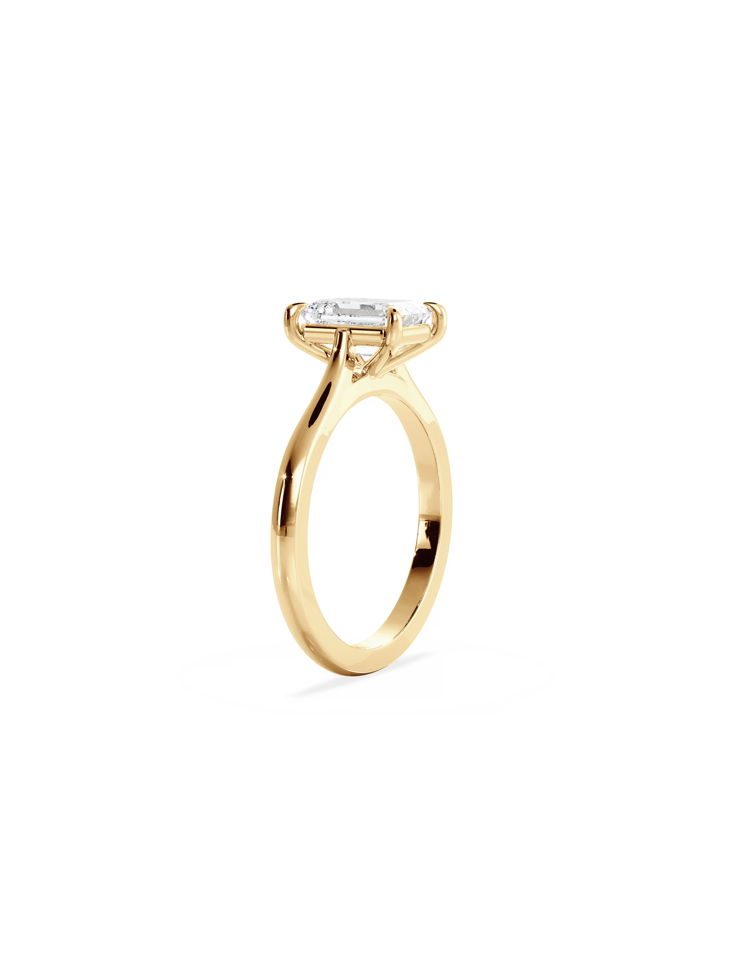 2 CT Round Three Stones Lab Grown Diamond Engagement Ring