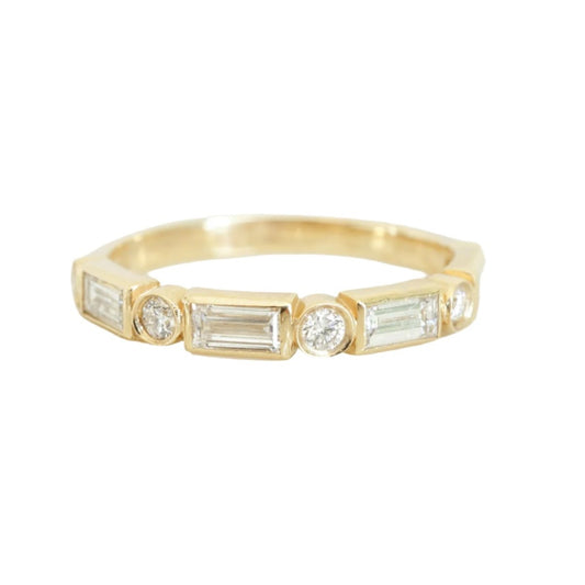0.37 CT Round Full Eternity Lab Grown Diamond Wedding Band