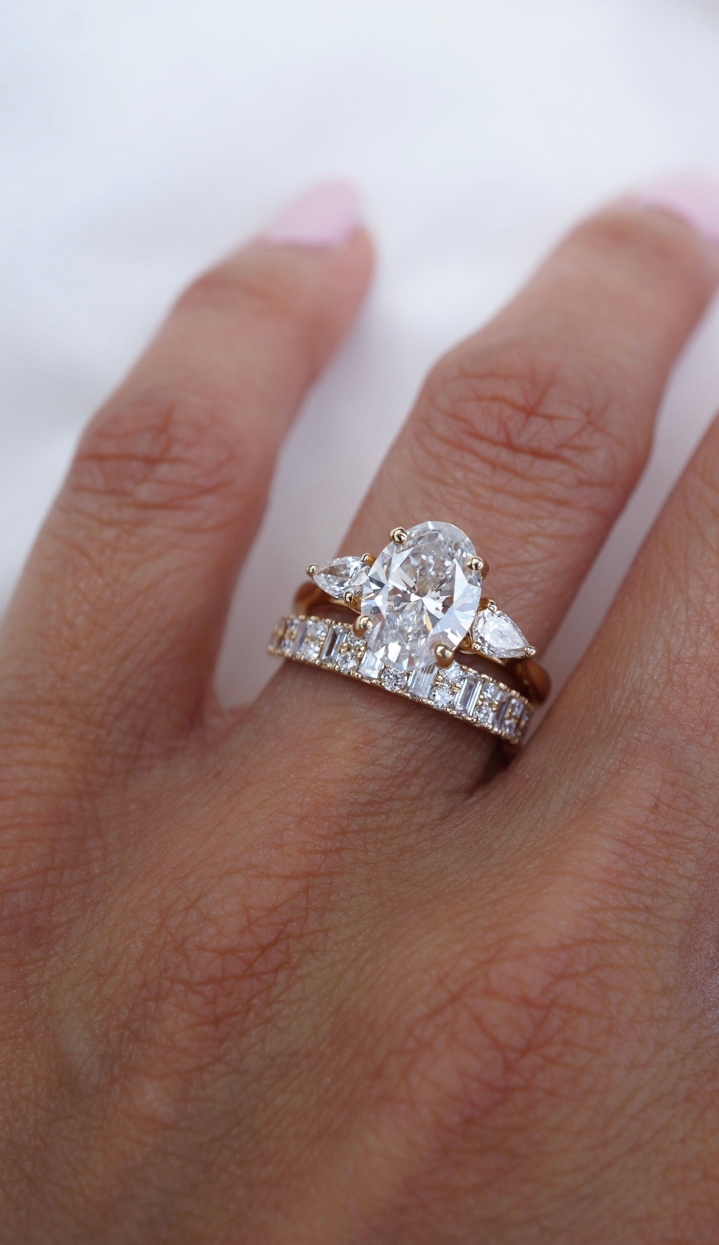 0.37 CT Round Full Eternity Lab Grown Diamond Wedding Band