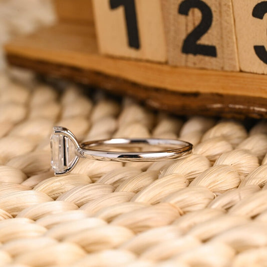 Marquise Cut Cluster Styled Lab Grown Diamond Engagement Ring