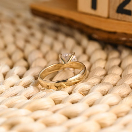 Marquise Cut Cluster Styled Lab Grown Diamond Engagement Ring