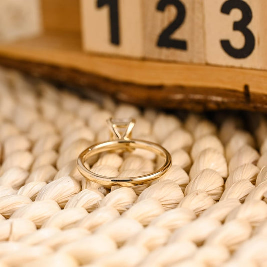 Marquise Cut Cluster Styled Lab Grown Diamond Engagement Ring