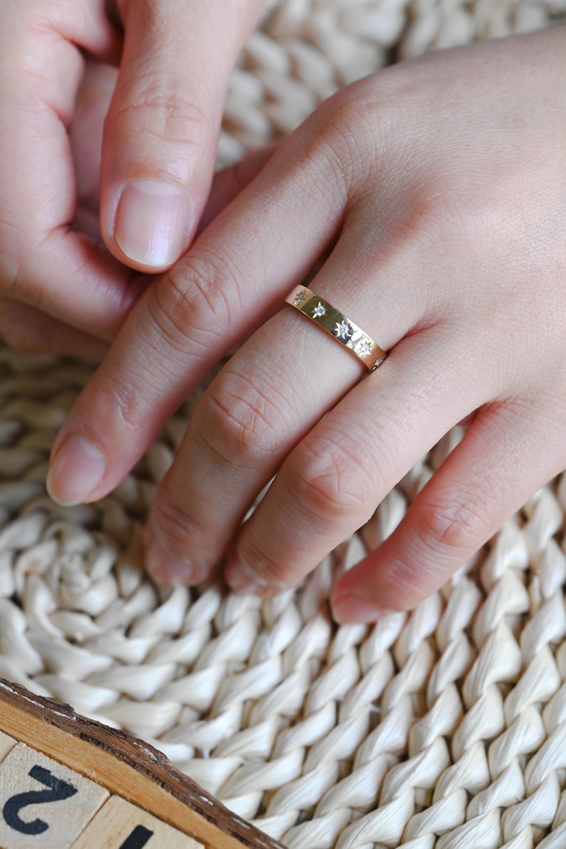 Marquise Cut Cluster Styled Lab Grown Wedding Band