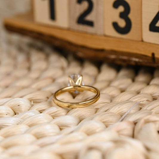 Marquise Cut Cluster Styled Lab Grown Diamond Engagement Ring