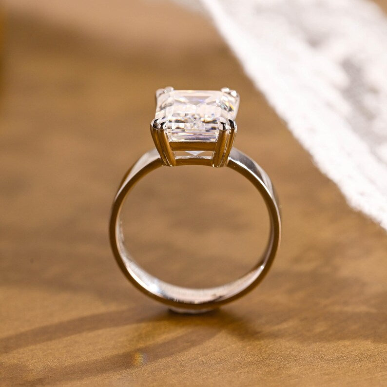 Marquise Cut Cluster Styled Lab Grown Diamond Engagement Ring