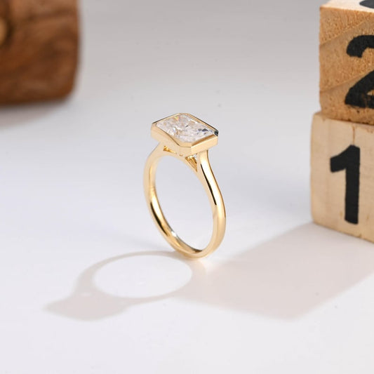 Marquise Cut Cluster Styled Lab Grown Diamond Engagement Ring