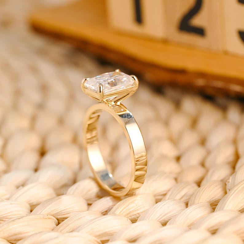 Marquise Cut Cluster Styled Lab Grown Diamond Engagement Ring