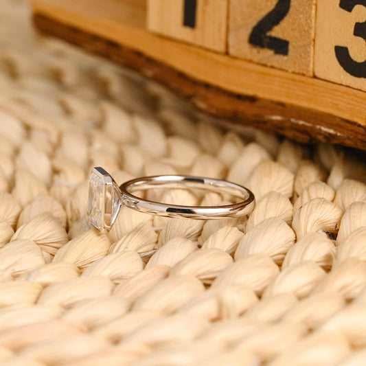 Marquise Cut Cluster Styled Lab Grown Diamond Engagement Ring