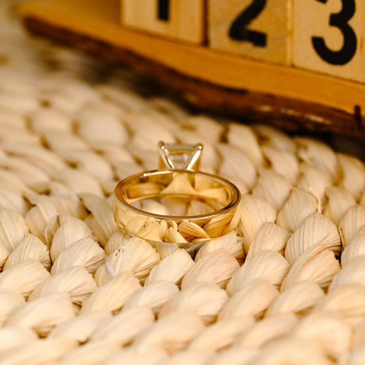 Marquise Cut Cluster Styled Lab Grown Diamond Engagement Ring