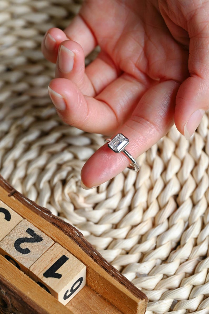 Marquise Cut Cluster Styled Lab Grown Diamond Engagement Ring