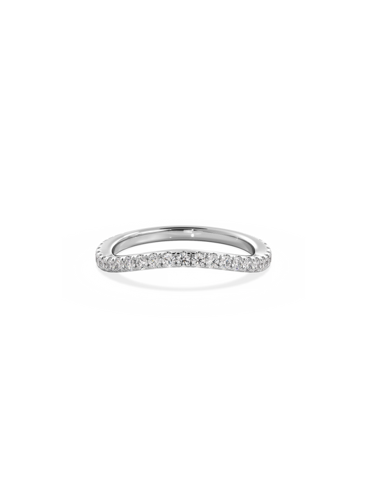 0.37 CT Round Full Eternity Lab Grown Diamond Wedding Band