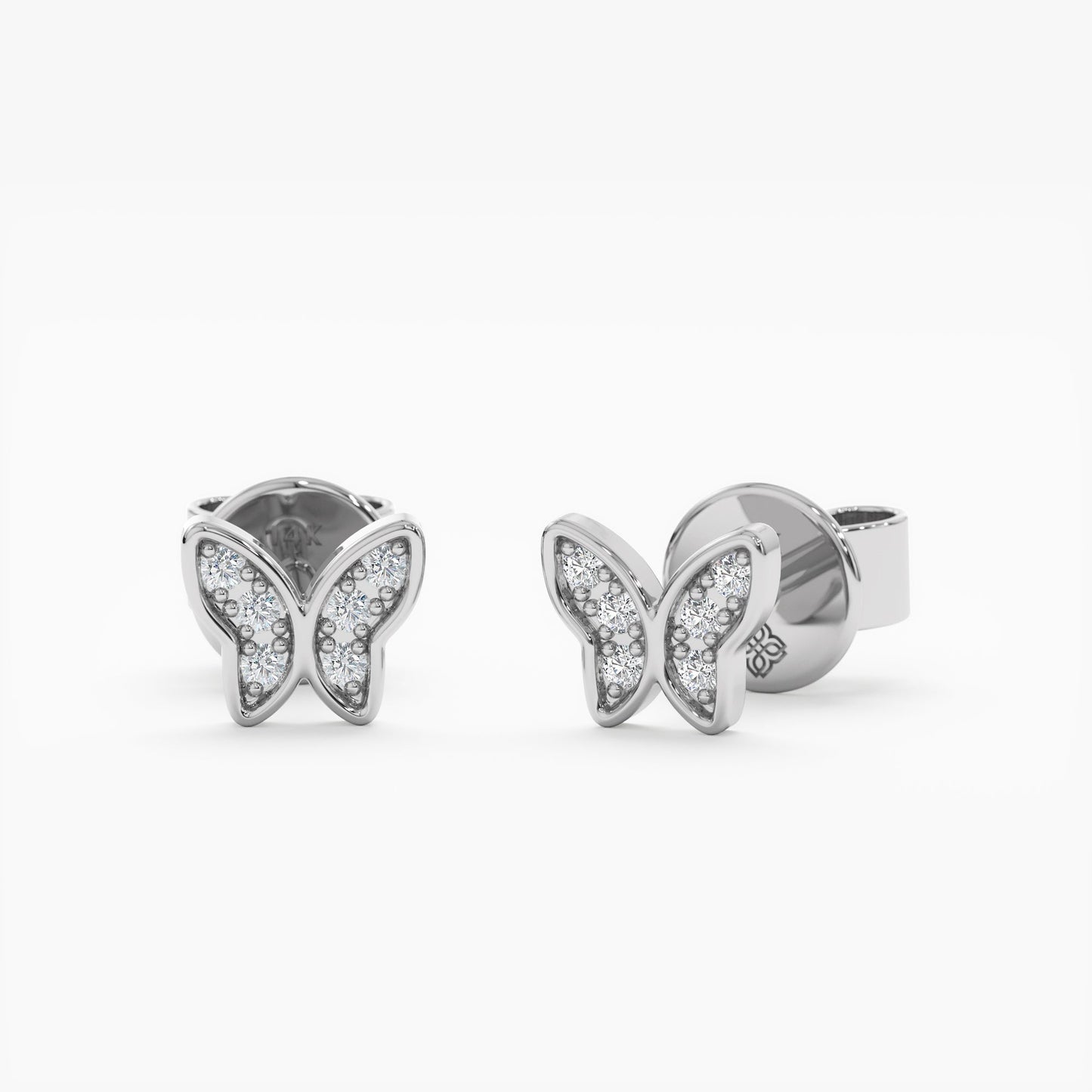 1.0 CT Round Bezel Solitaire Lab Grown Diamond Earrings