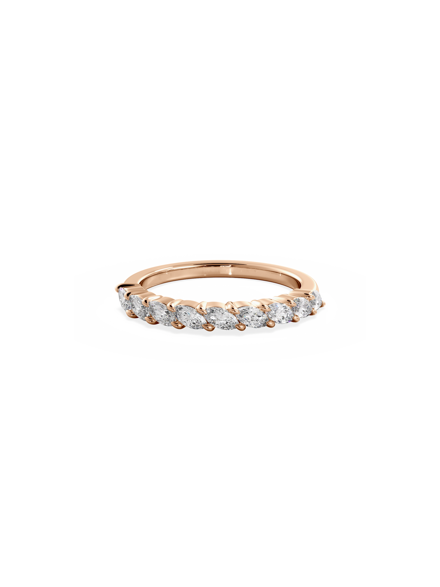 0.37 CT Round Full Eternity Lab Grown Diamond Wedding Band