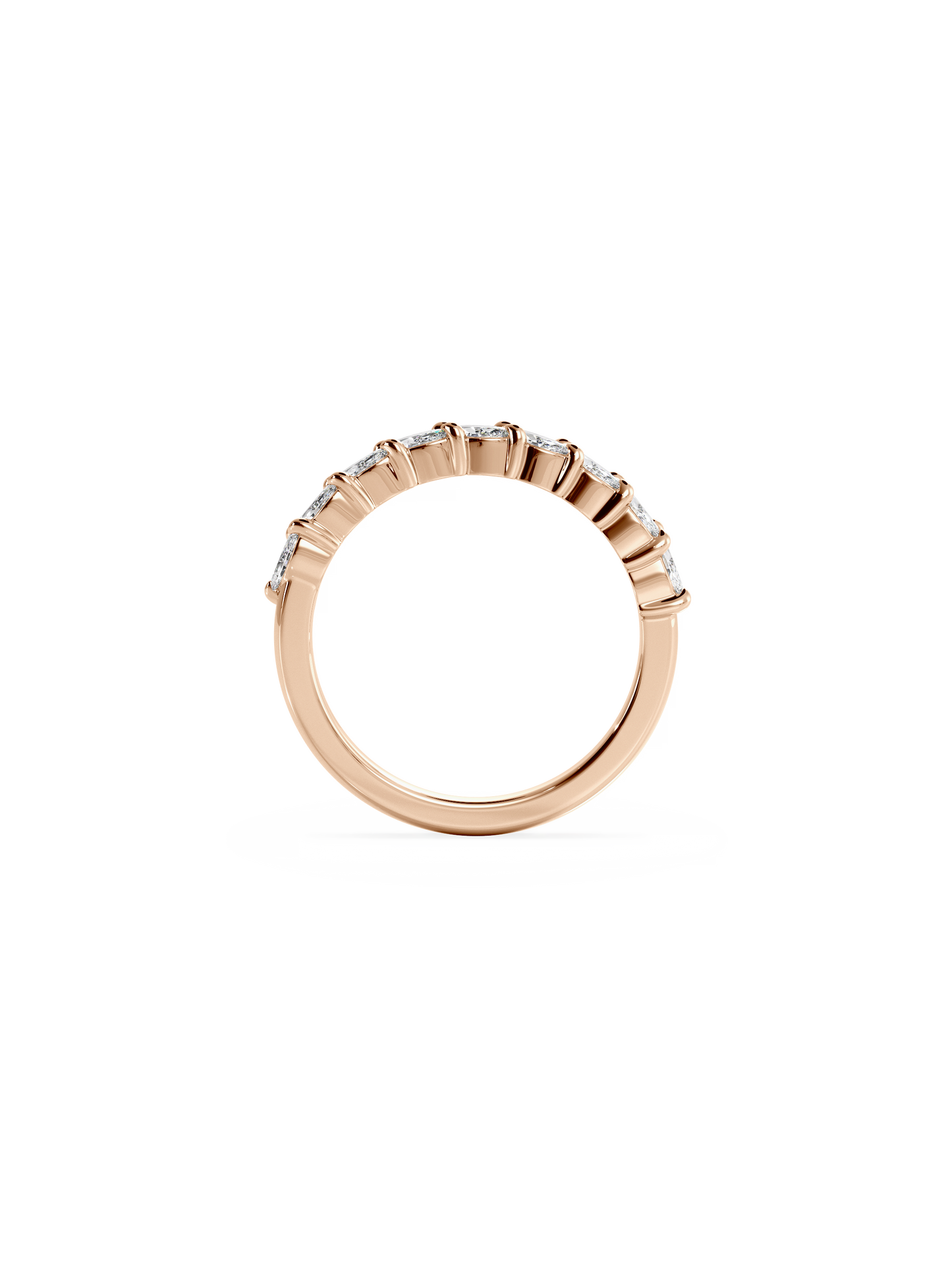 0.37 CT Round Full Eternity Lab Grown Diamond Wedding Band