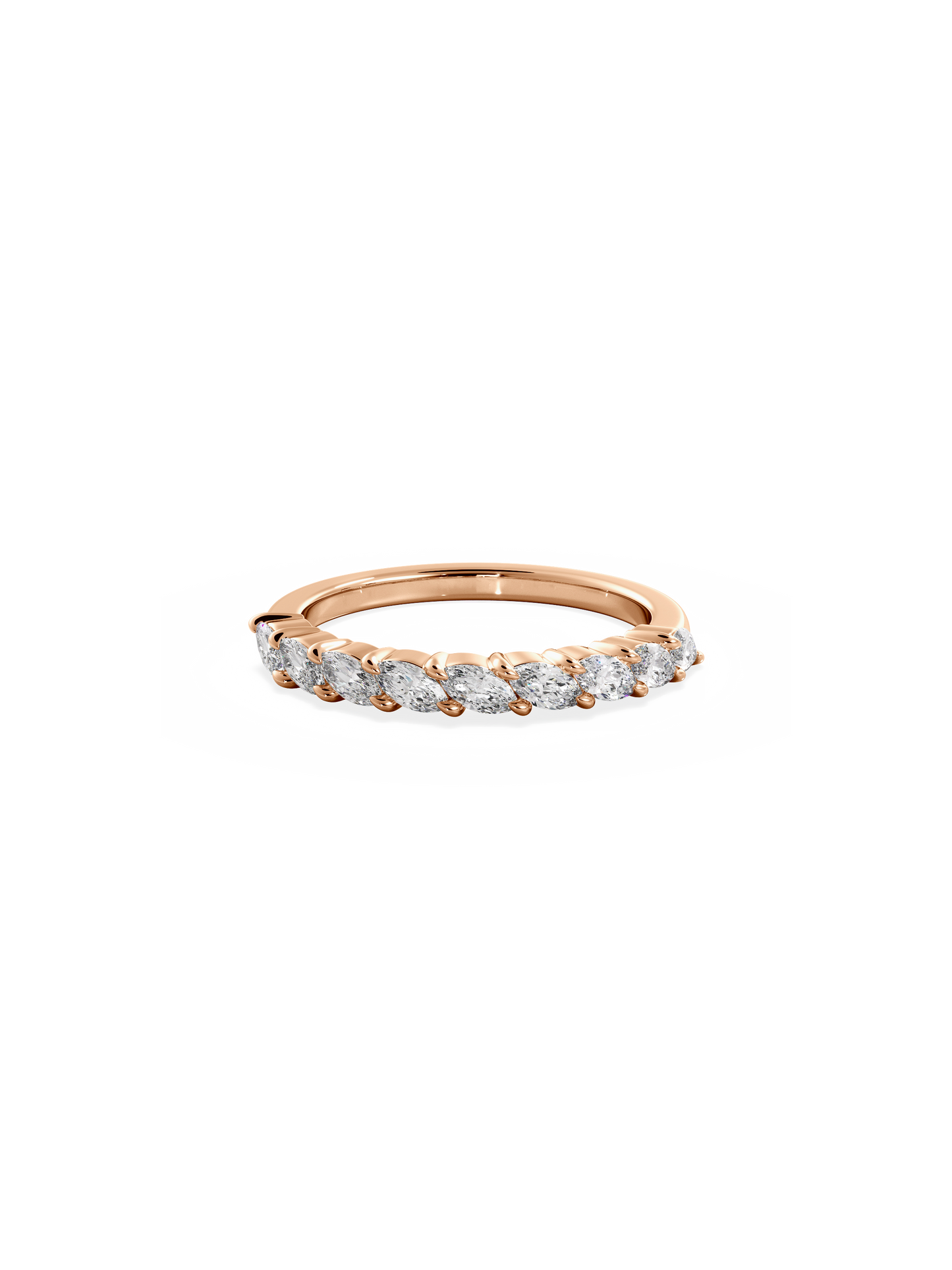 0.37 CT Round Full Eternity Lab Grown Diamond Wedding Band