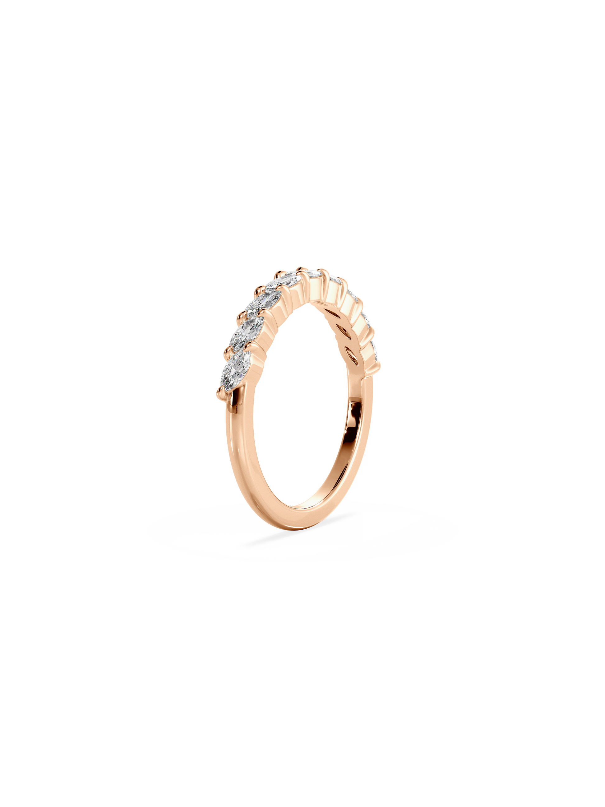 0.37 CT Round Full Eternity Lab Grown Diamond Wedding Band