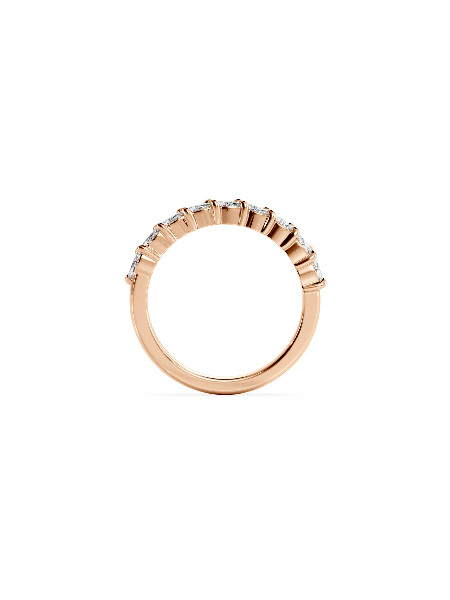 0.37 CT Round Full Eternity Lab Grown Diamond Wedding Band
